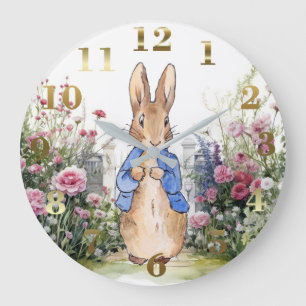 Reloj Redondo Grande Conejo clásico Bunny