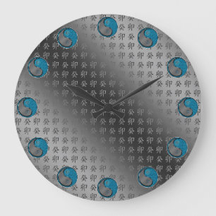 Reloj Redondo Grande Conejo de Agua