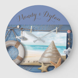 Reloj Redondo Grande CONEXIONES DE PARED PERSONALIZADAS DE bonito