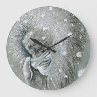 Reloj Redondo Grande Congelado en el Tiempo