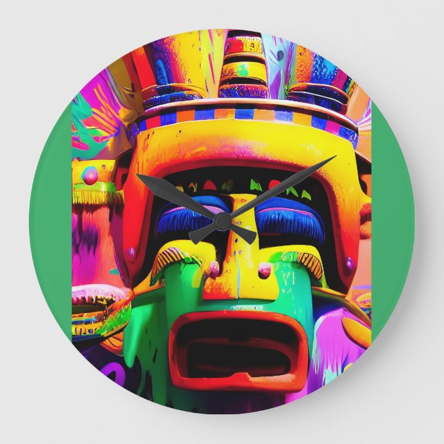 Reloj Redondo Grande Conocí a Ken Gage Fantasy, Médica de brujas (Anverso)