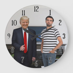 Reloj Redondo Grande Conoció al presidente Donald Trump  Agregar la fo