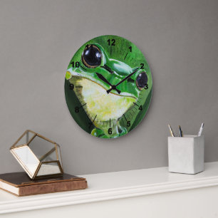 Reloj Redondo Grande Conservador del agua Pintura de Alfred Fox