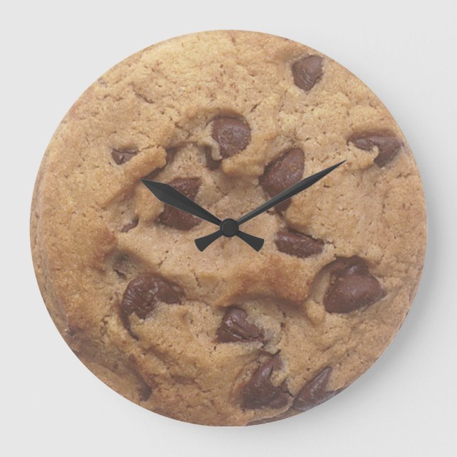 Reloj Redondo Grande Cookie de choc (Anverso)