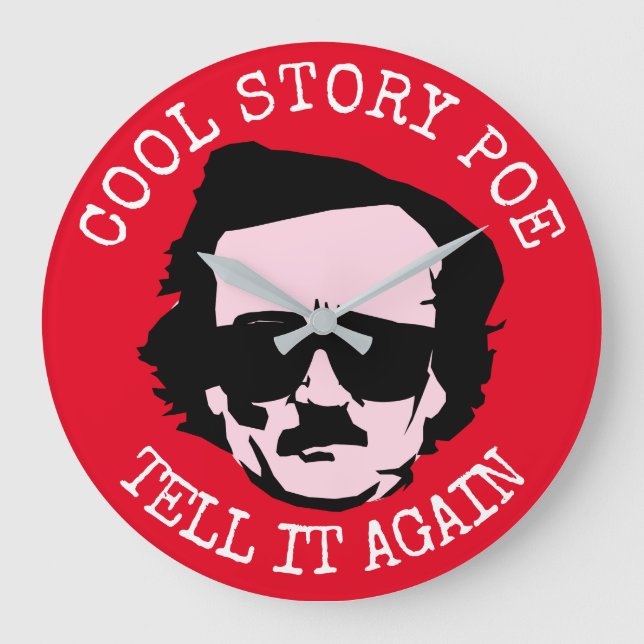 Reloj Redondo Grande Cool Story Poe (Anverso)