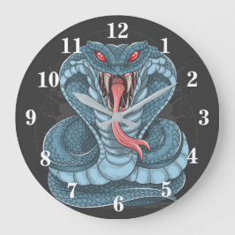 Reloj Redondo Grande Copperhead King Cobra