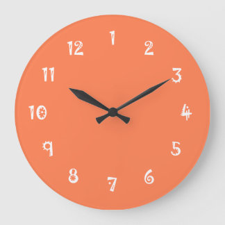 Reloj Redondo Grande Coral de un color divertidísimo