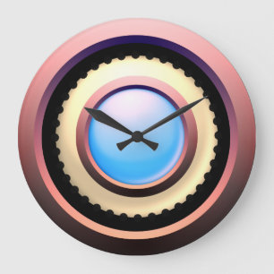 Reloj Redondo Grande Coral Sky Machine