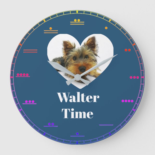 Reloj Redondo Grande Corazón (Anverso)