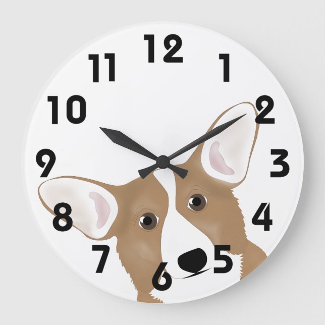 Reloj Redondo Grande Corgi Clock (Anverso)