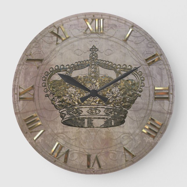 Reloj Redondo Grande Corona de Anémoneathe (Anverso)