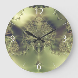 Reloj Redondo Grande Cortina metálica