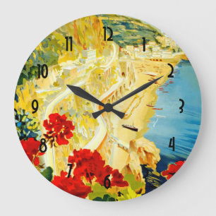 Reloj Redondo Grande Costa de Amalfi, Italia