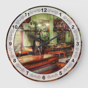 Reloj Redondo Grande Costura - Industrial - El taller de sudoración