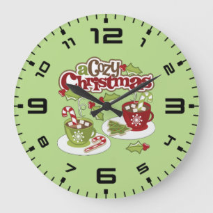 Reloj Redondo Grande Coszy Chirstmas