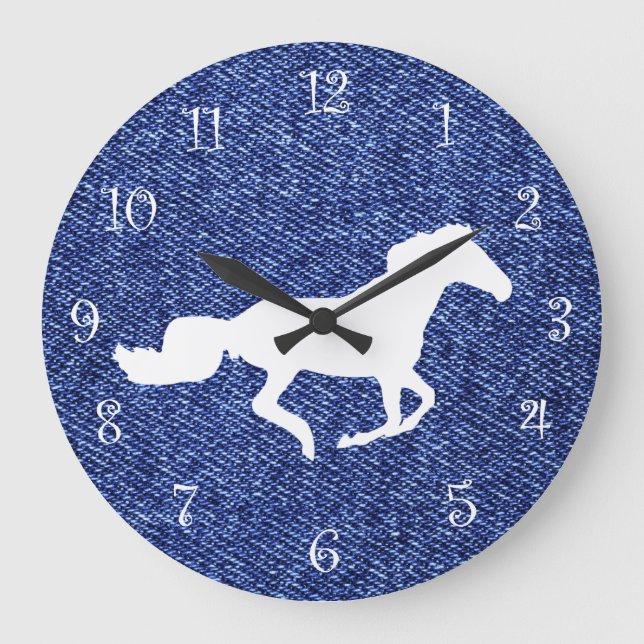 Reloj Redondo Grande Country Western Wall Declock (Anverso)