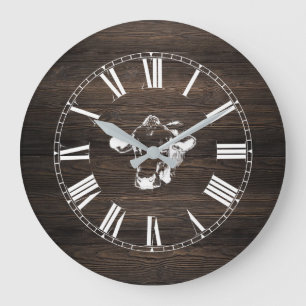 RELOJ REDONDO GRANDE COW ROUND CLOCK