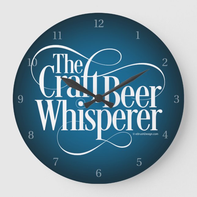 Reloj Redondo Grande Craft Beer Whisperer (Anverso)
