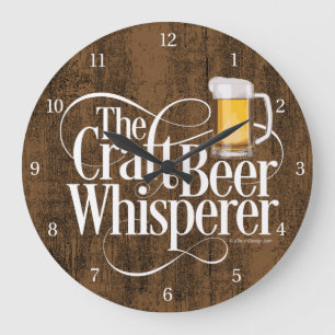 Reloj Redondo Grande Craft Beer Whisperer reloj grande