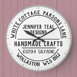 Reloj Redondo Grande Craft Shop Wall Clock