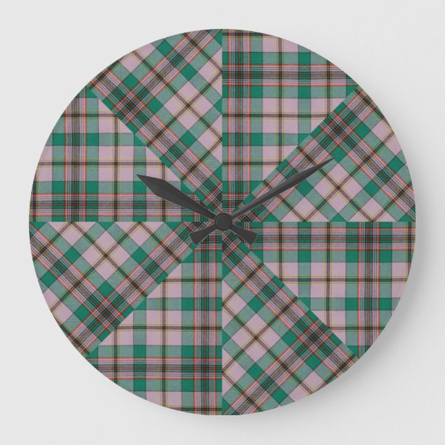 RELOJ REDONDO GRANDE CRAIG ANCIENT TARTAN (Anverso)