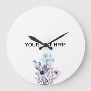 Reloj Redondo Grande Crea Tu Propia Floral 