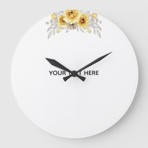 Reloj Redondo Grande Crea Tu Propia Floral