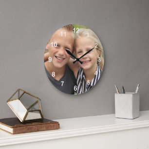 Reloj Redondo Grande Crea tu propia foto