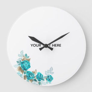 Reloj Redondo Grande Crea tu propio blanco elegante