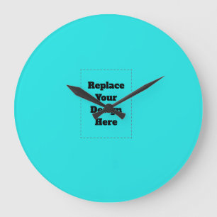 Reloj Redondo Grande Crea tu propio cian