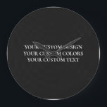 Reloj Redondo Grande Crear su propio personal<br><div class="desc">Personalizar este producto agregando sus propias imágenes y texto y eligiendo sus fuentes y colores favoritos. Visite Arte Aviar en Zazzle para ver toda nuestra colección de productos fáciles de personalizar y de alta calidad!</div>