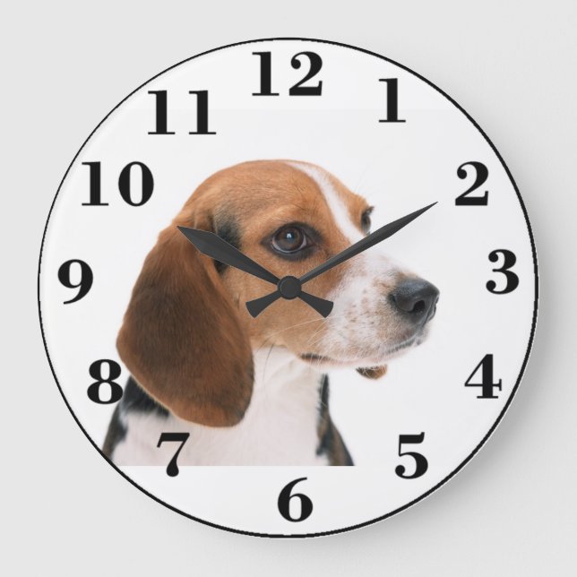 Reloj Redondo Grande Crear su propio reloj redondeado grande (Anverso)