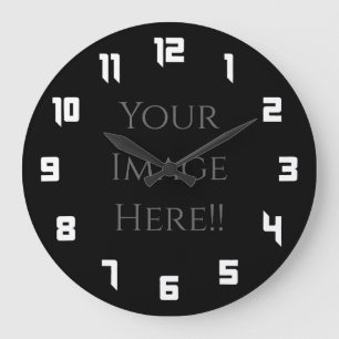 Reloj Redondo Grande Cree su propio reloj grande AcryliPrint®HD