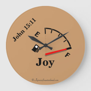 Reloj Redondo Grande cristiano
