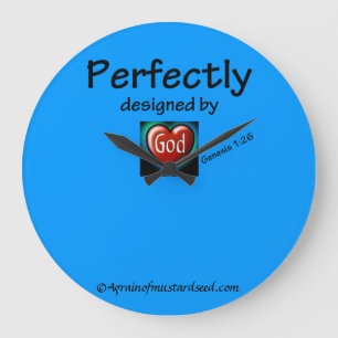 Reloj Redondo Grande cristiano