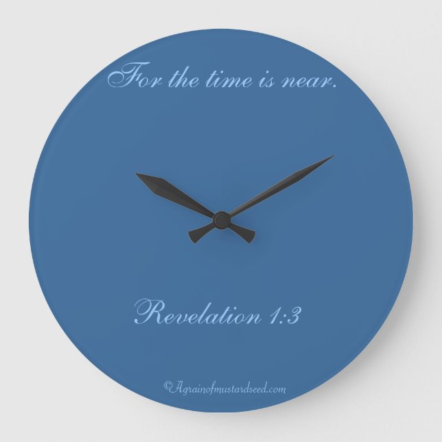 Reloj Redondo Grande Cristiano (Anverso)