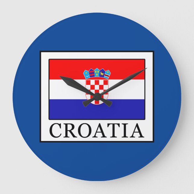Reloj Redondo Grande Croacia (Anverso)