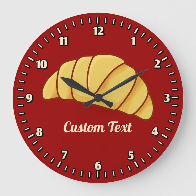 Reloj Redondo Grande Croissant (Anverso)