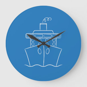 Reloj Redondo Grande Cruceros