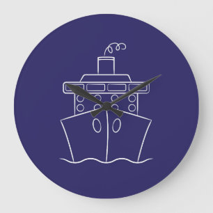 Reloj Redondo Grande Cruceros