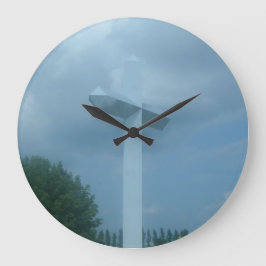 Reloj Redondo Grande Cruz