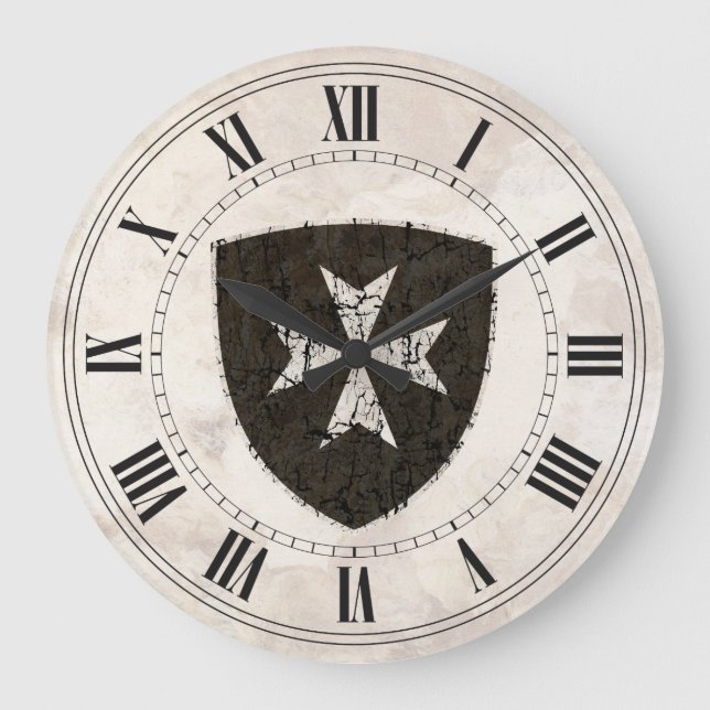 Reloj Redondo Grande Cruz del Hospitalario de Caballeros, Molestos (Anverso)