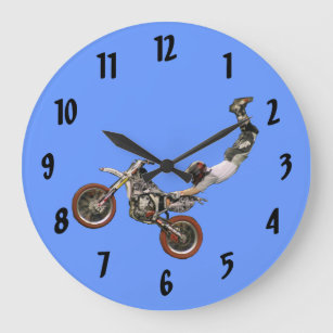 Reloj Redondo Grande cruz del moto