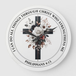 Reloj Redondo Grande Cruz, Rosas y versos de la Biblia