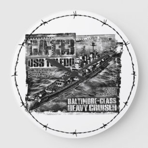 Reloj Redondo Grande Cruzado pesado Toledo reloj grande