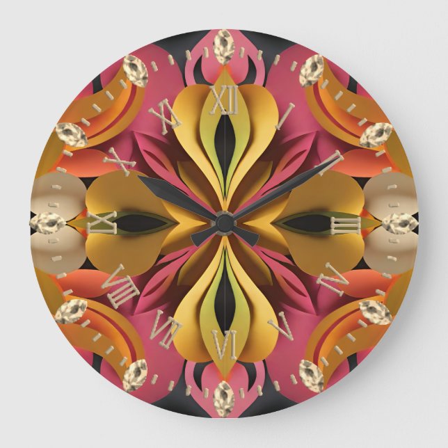 Reloj Redondo Grande cruzar (Anverso)