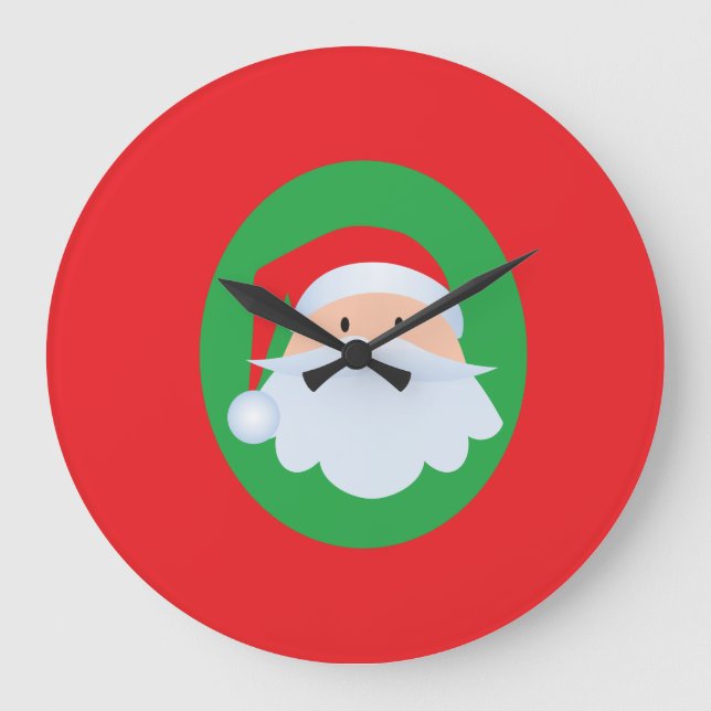 Reloj Redondo Grande Cuaderno de Santa Wall (Anverso)
