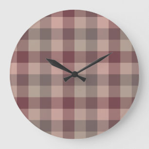 Reloj Redondo Grande Cuadro de blushwood