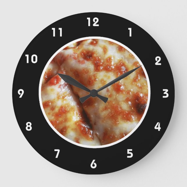 Reloj Redondo Grande Cuadros de pared de cocina para comida (Anverso)