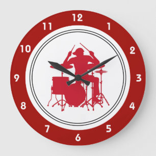 Reloj Redondo Grande Cuadros de pared musical rock